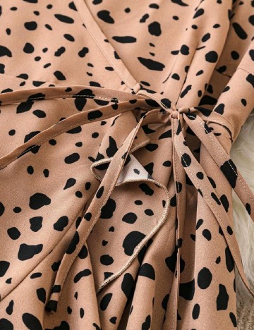 Rochie medie SHEIN CURVE, maro