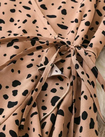 Rochie medie SHEIN CURVE, maro Maro