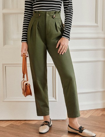 Pantaloni SHEIN, verde