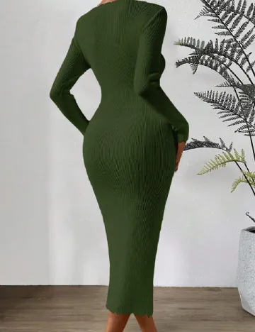 Rochie medie SHEIN, verde Verde