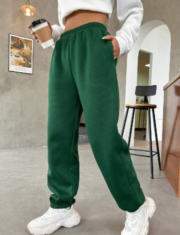 Pantaloni SHEIN, verde