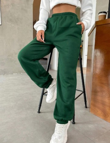 Pantaloni SHEIN, verde