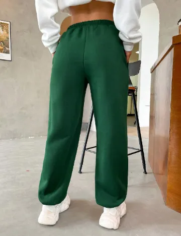 Pantaloni SHEIN, verde Verde