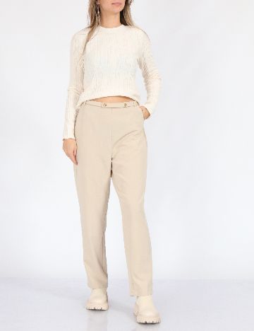 Pantaloni SHEIN, crem