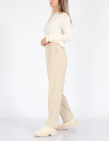 Pantaloni SHEIN, crem Crem