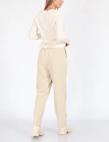 Pantaloni SHEIN, crem Crem