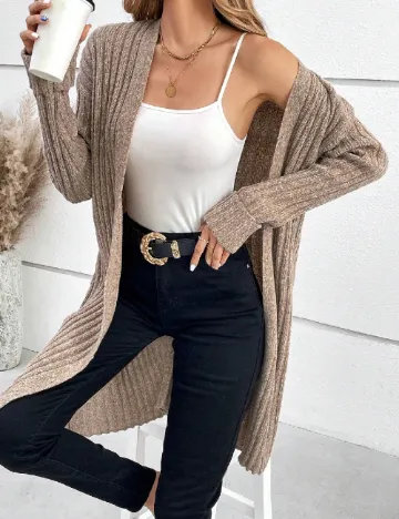 Cardigan SHEIN, maro Maro