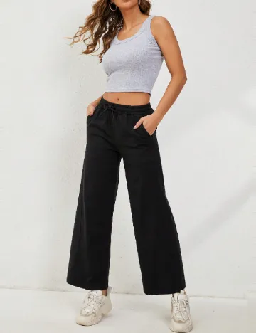 Pantaloni SHEIN, negru Negru