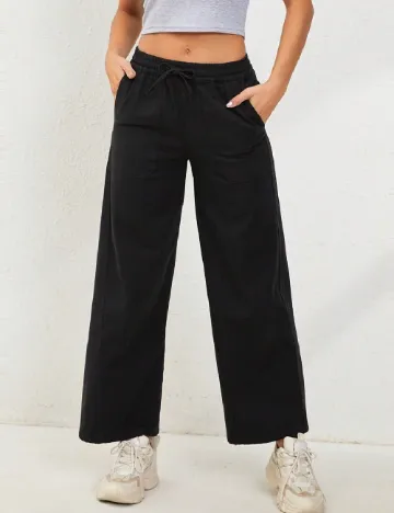 Pantaloni SHEIN, negru Negru