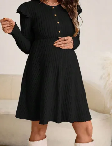 Rochie scurta SHEIN Maternity, negru Negru