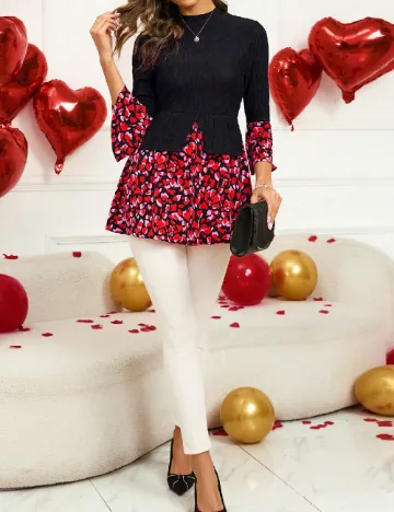 Bluza Emery Rose, negru