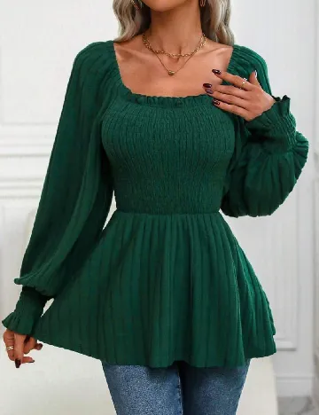 Bluza SHEIN, verde Verde