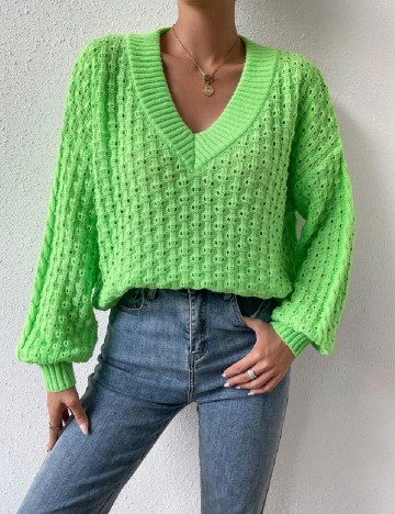 Pulover SHEIN, verde