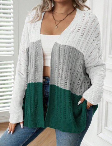 Cardigan SHEIN CURVE, mix culori