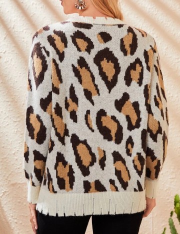 Pulover Emery Rose, animal print