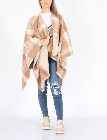 Poncho SHEIN, crem