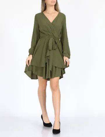 Rochie scurta SHEIN, verde Verde