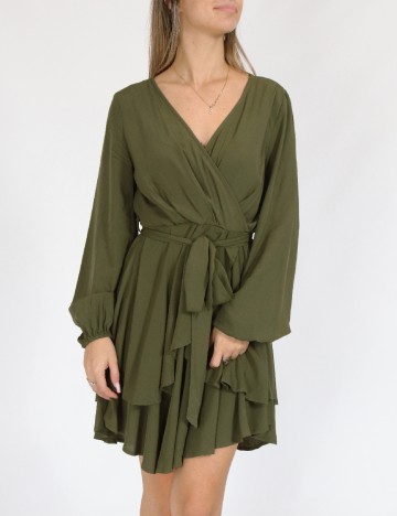 Rochie scurta SHEIN, verde