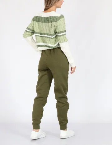 Pantaloni SHEIN, verde Verde