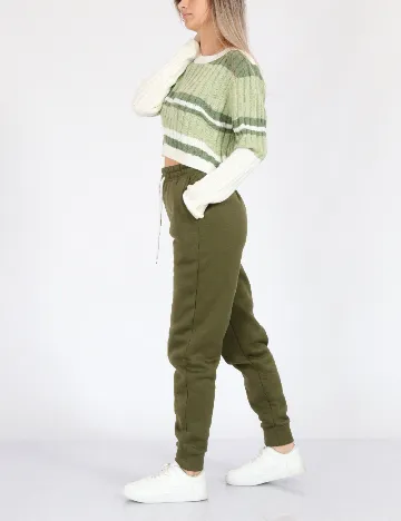 Pantaloni SHEIN, verde Verde