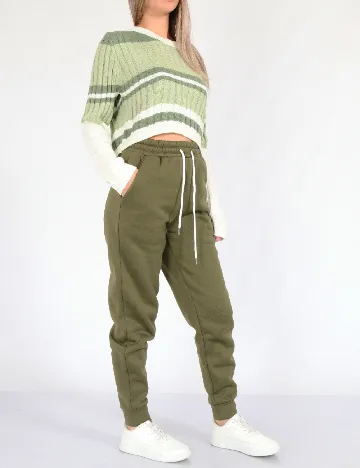 Pantaloni SHEIN, verde Verde