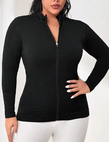 Bluza SHEIN CURVE, negru Negru