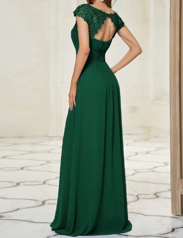 Rochie lunga Ever-Pretty, verde