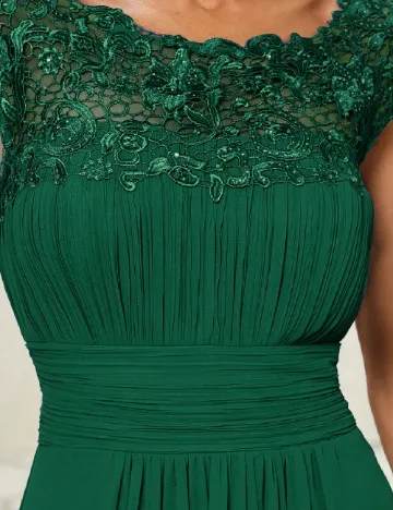 Rochie lunga Ever-Pretty, verde Verde