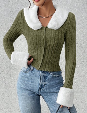 Cardigan SHEIN, verde