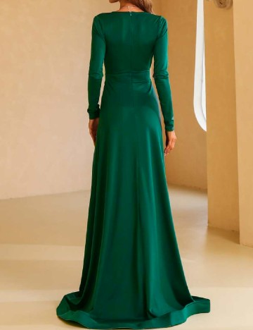 Rochie lunga Miss ord, verde