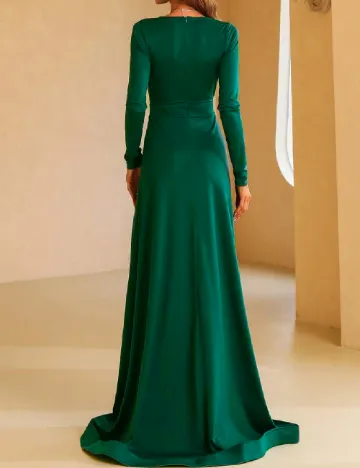 Rochie lunga Miss ord, verde Verde