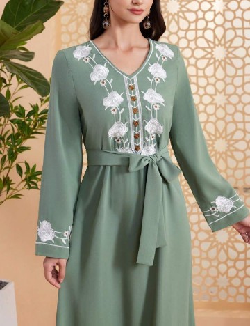 Rochie lunga SHEIN, verde