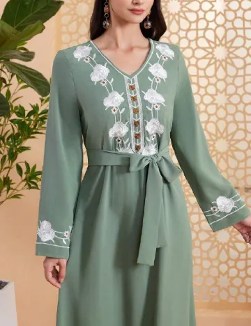 Rochie lunga SHEIN, verde