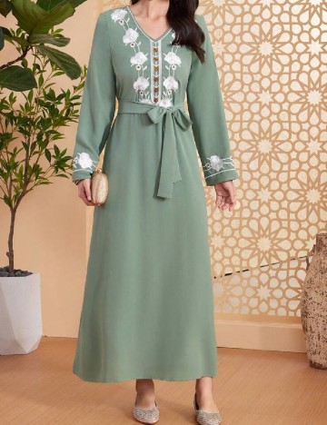 Rochie lunga SHEIN, verde