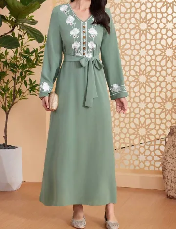 Rochie lunga SHEIN, verde