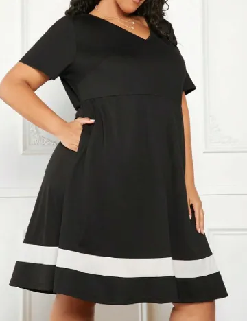 Rochie scurta SHEIN CURVE, negru Negru