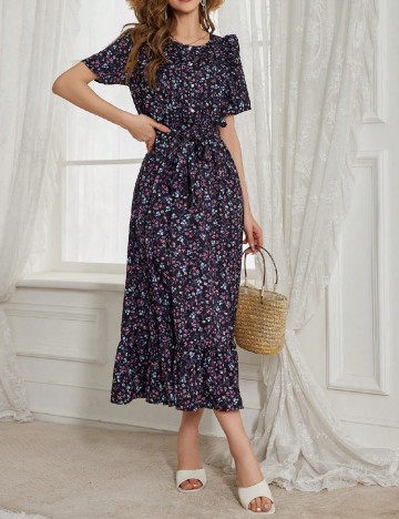 Rochie medie SHEIN, floral print