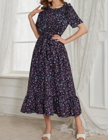 Rochie medie SHEIN, floral print