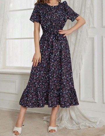 Rochie medie SHEIN, floral print