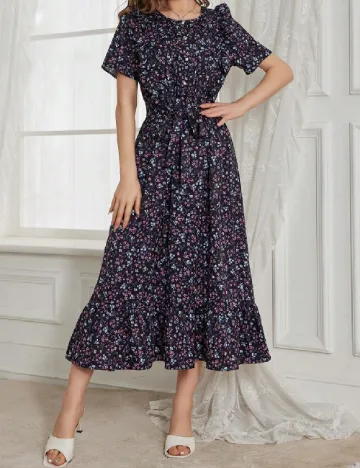 Rochie medie SHEIN, floral print Floral print