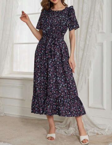 Rochie medie SHEIN, floral print