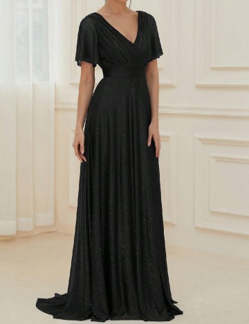 Rochie lunga Ever-Pretty, negru