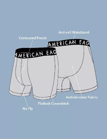 Set Boxeri American Eagle, mix culori