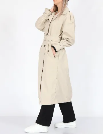 Trench Stradivarius, bej Crem