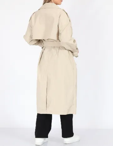 Trench Stradivarius, bej Crem