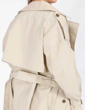 Trench Stradivarius, bej Crem