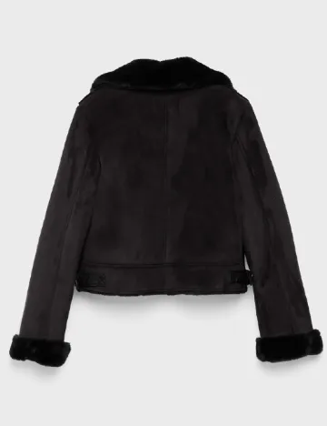 Geaca Stradivarius, negru Negru