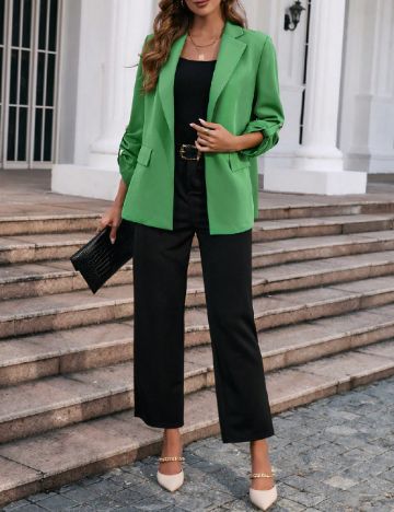 Blazer SHEIN, verde