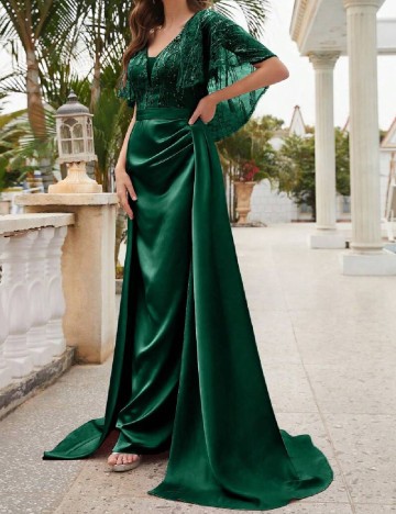 Rochie lunga SHEIN, verde