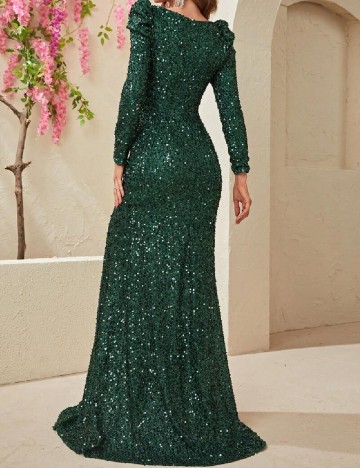 Rochie lunga Giffniseti, verde